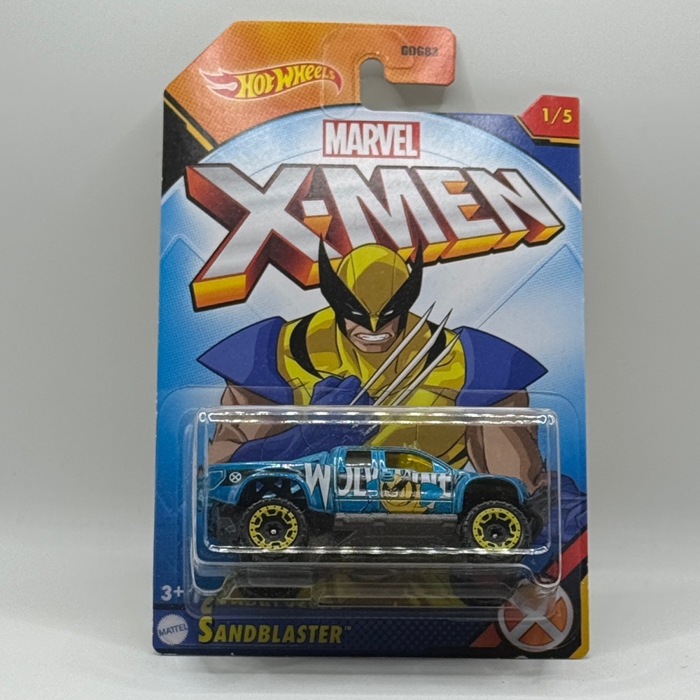 Hot Wheels Marvel X-Men Series Wolverine Sandblaster